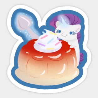 Rarity's Pudding Sticker